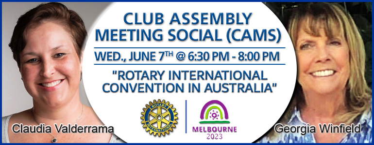Next Rotary Club Weekly Meeting Next Rotary Club Weekly Meeting